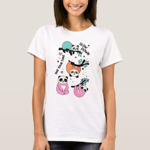 Camiseta Cartografia de Panda Lenta e Bonita - Devagar