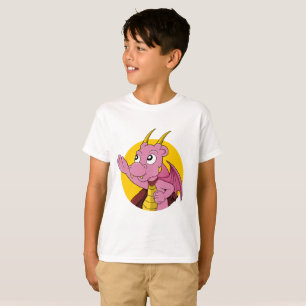 Camiseta Cartografia do dragão rosa