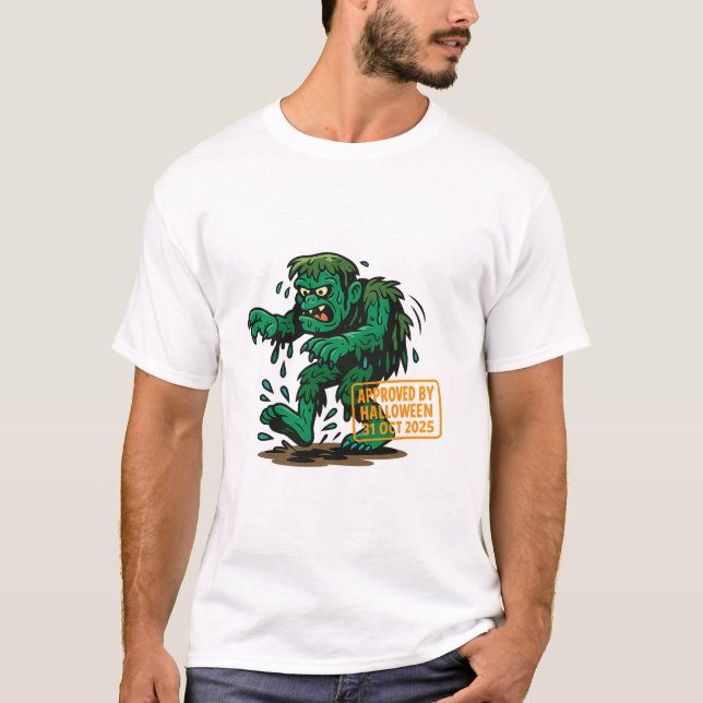 Camiseta Cartografia do monstro do pântano - Aprovado pelo  (Frente)