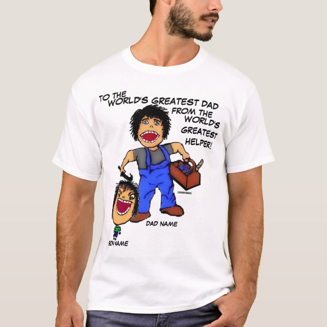 Camiseta Cartografia do pai e do Son Funny (Frente)