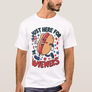 Camiseta Cartografia Engraçada do Cachorro Quente Patriótic