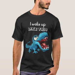 Camiseta Cartografia Engraçado Azul-Crocodilo
