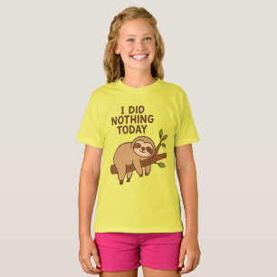 Camiseta Cartografia "Eu não fiz nada hoje"