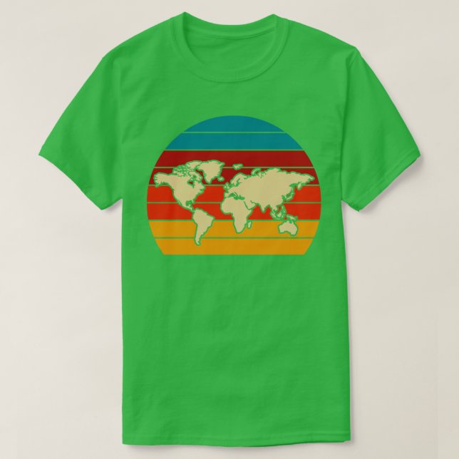 Camiseta Cartografia International Traveler Ret (Frente do Design)
