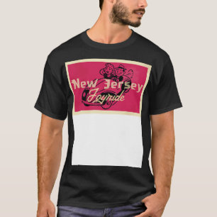 Camiseta Cartografia postal Vintage New Jersey