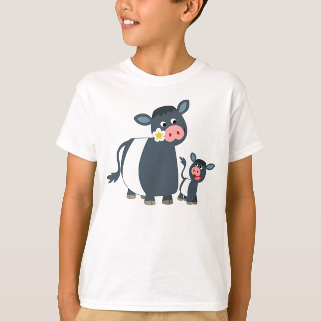 Camiseta Cartoon Abaixo Vaca Galloway E Camiseta-Feira (Frente)