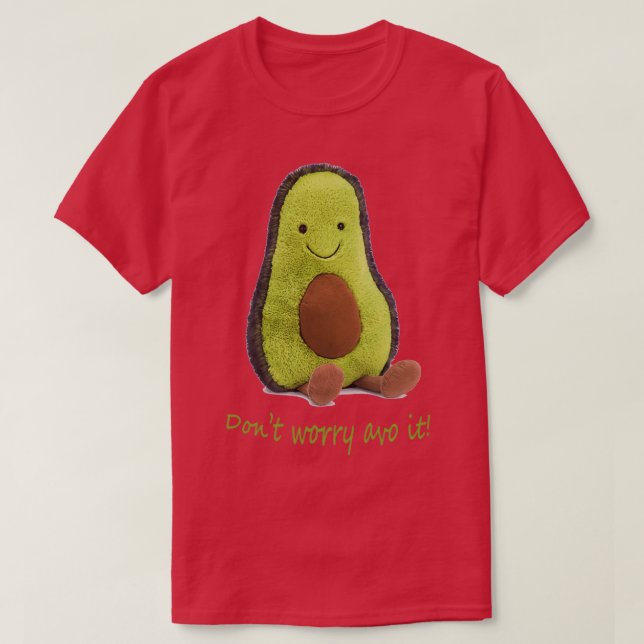 Camiseta Cartoon Avocado (Frente do Design)