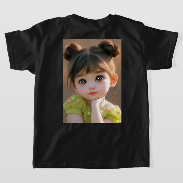Camiseta Cartoon Bonito (Postura das costas)