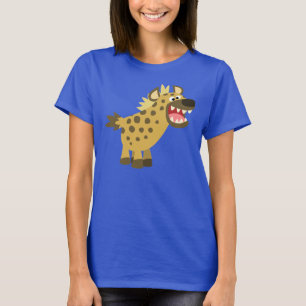 Camiseta Cartoon Bonito Hyena Women T-Shirt