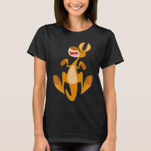 Camiseta Cartoon Bonito Pulando Kangaroo Mulheres T-Shirt