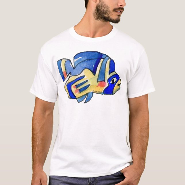 Camiseta Cartoon Borboleta Azul (Frente)