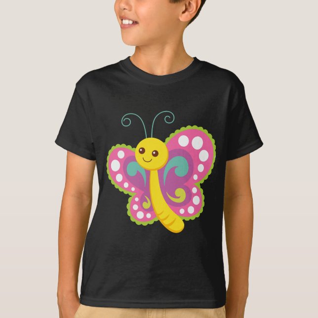 Camiseta Cartoon Butterfly (Frente)