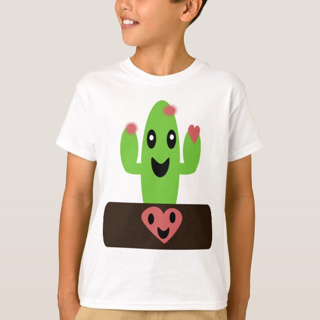 Camiseta Cartoon Cactus (Frente)
