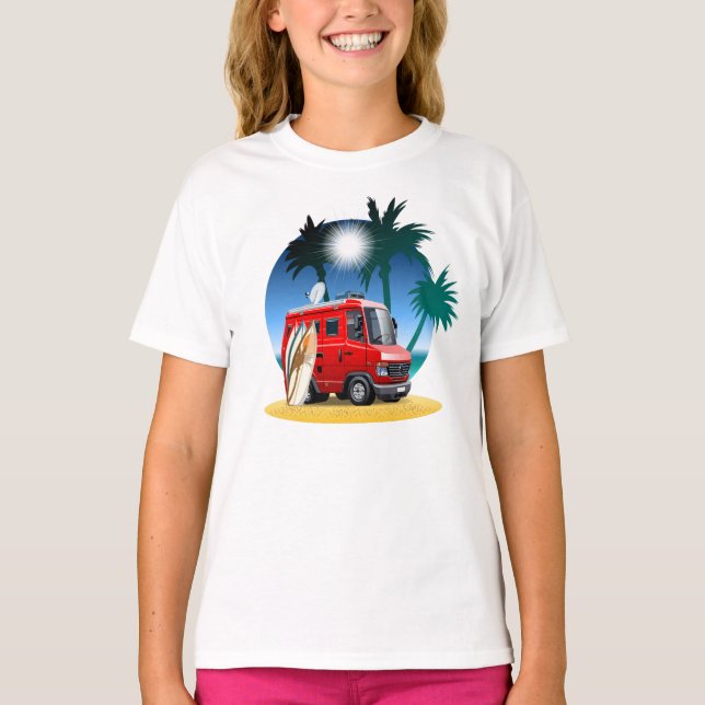 Camiseta Cartoon Camper (Frente)