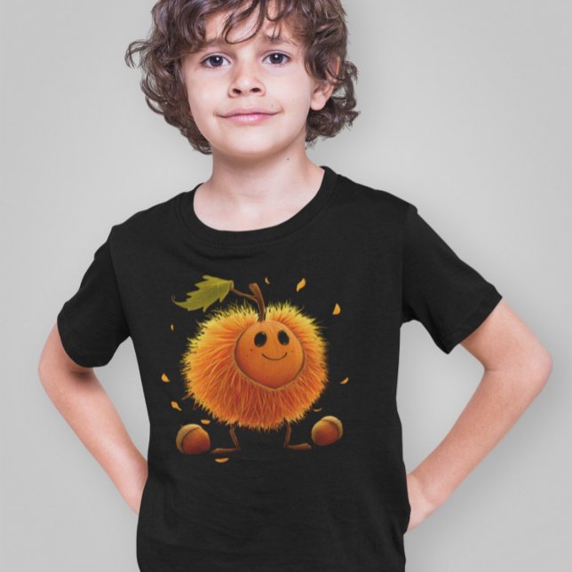 Camiseta Cartoon Chestnut - Personagem de desenho animado d (Criador carregado)
