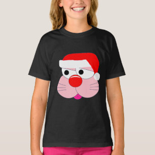 Camiseta Cartoon Coelhinho Engraçado - Sou o Pai Natal. Pap
