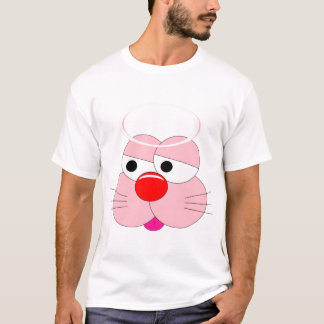 Camiseta Cartoon Coelho Engraçado - Não sou Anjo. Legal