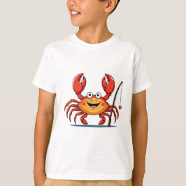 Camiseta Cartoon Crab Kids Tee