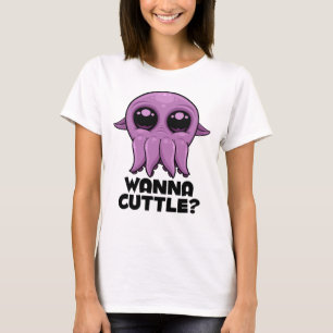 Camiseta Cartoon Cuttlefish