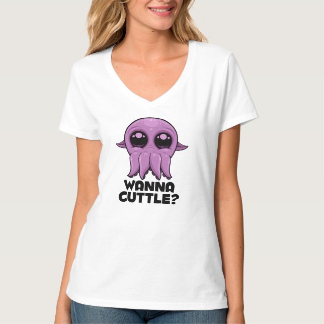 Camiseta Cartoon Cuttlefish (Frente)