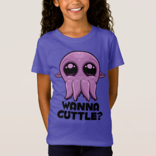 Camiseta Cartoon Cuttlefish