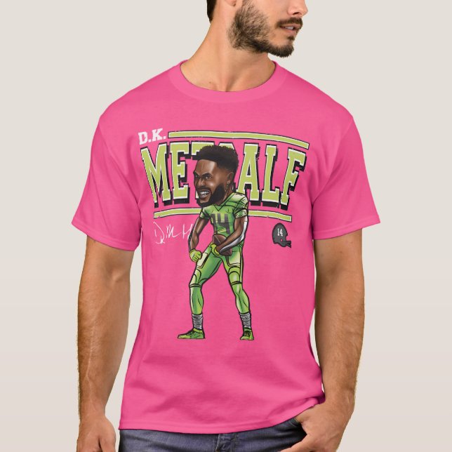 Camiseta Cartoon D.K. Metcalf (Frente)
