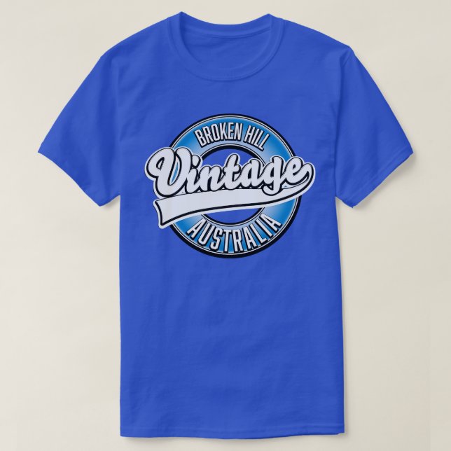 Camiseta Cartoon da Austrália Broken Hill (Frente do Design)