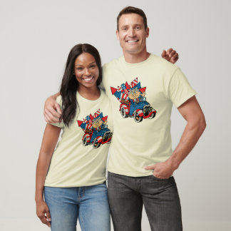 Camiseta Cartoon de 4 de julho