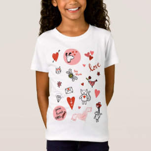 Camiseta Cartoon de Amor