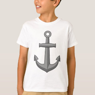 Camiseta Cartoon de Âncora de Barcos