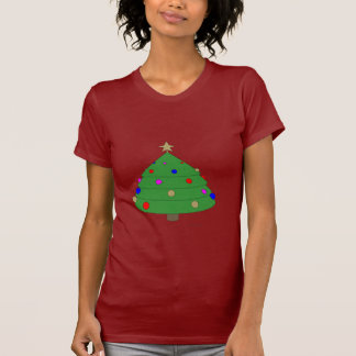 Camiseta Cartoon de Árvore de Natal