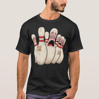 Camiseta Cartoon de Boliche Pinós de Boliche Assustados Esp