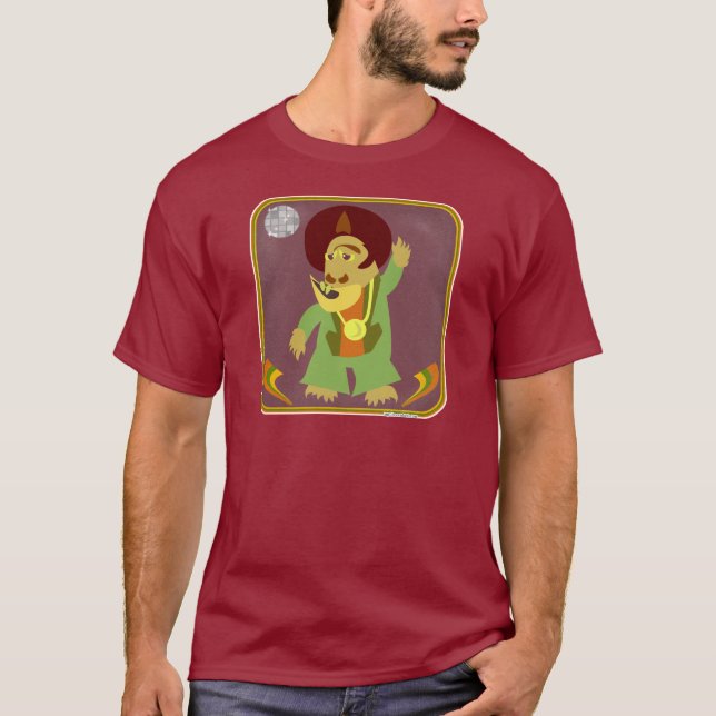 Camiseta Cartoon de Cartoon de Monstro Boogie (Frente)