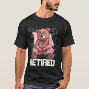 Camiseta Cartoon De Cartoon De Urso Reformado, Cujo Gráfico