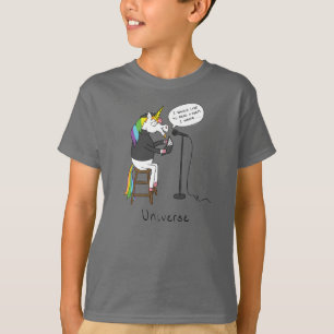 Camiseta Cartoon de cúpula do Unicorn