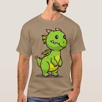 Camiseta Cartoon de Dragão Cento2