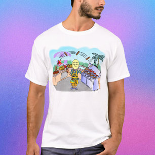 Camiseta Cartoon de Foto Mestre Grill