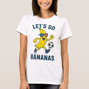 Camiseta Cartoon de Futebol da Nana Engraçada Chutando Band
