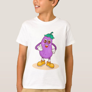 Camiseta Cartoon de Gato Sorridente