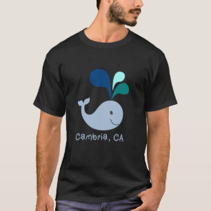 Camiseta Cartoon de Lover de Baleia Cura da Cambria Califor