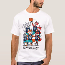 Camiseta Cartoon de Mulheres em Competição Fox Outfoxed, Ba