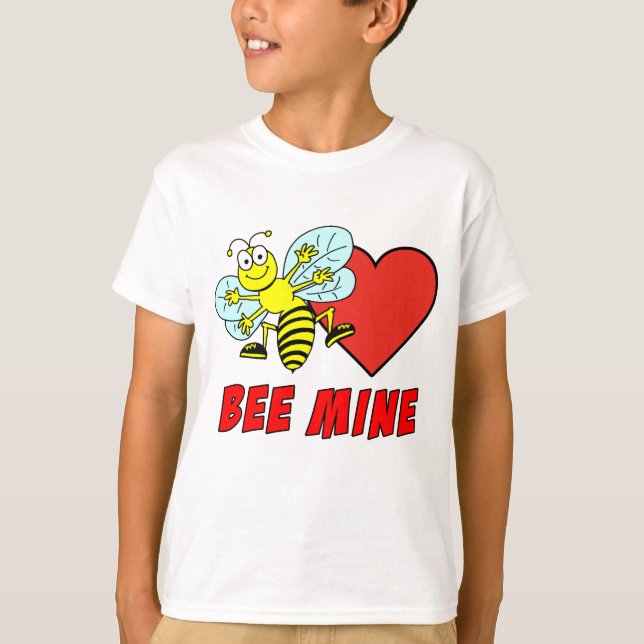 Camiseta Cartoon de Namorados de Bee Mine (Frente)