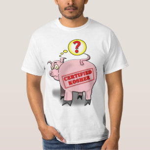 Camiseta Cartoon de porco certificado