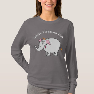 Camiseta Cartoon de troca de elefantes brancos