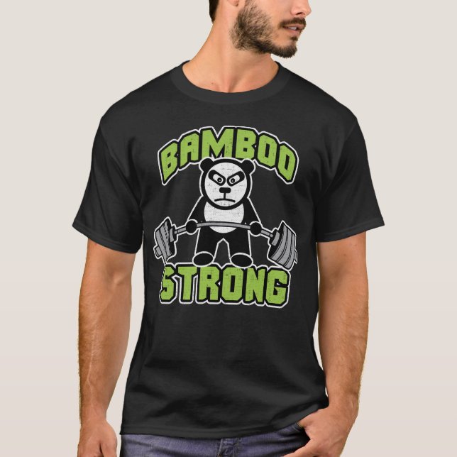 Camiseta Cartoon de Urso Panda - Bambu Forte - Elevador (Frente)