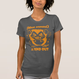 Camiseta Cartoon do Diabo da Tasmânia "Mexa e Descubra"