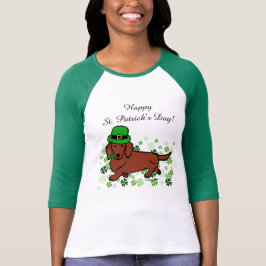 Camiseta Cartoon do Patrick Day Dachshund 2