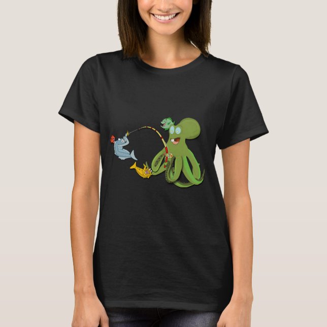 Camiseta cartoon do polvo (Frente)