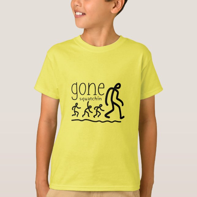 Camiseta Cartoon do Squatchin (Frente)