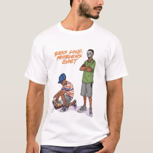 Camiseta Cartoon Duo Com Alto-Falante Alto